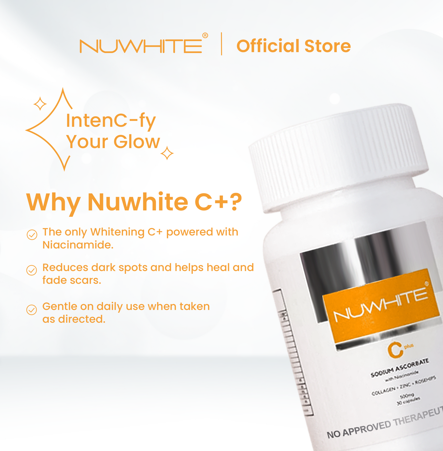 Nuwhite C Plus Whitening Vitamin C Nuwhite 1 Bottle