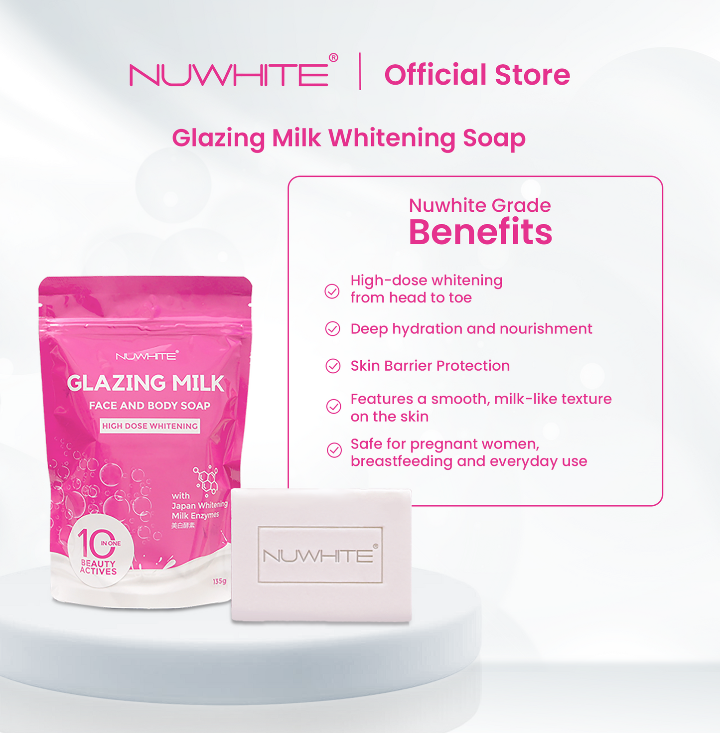 Nuwhite Glazing Milk Soap